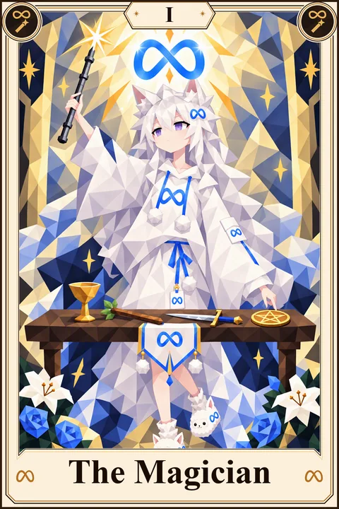 I 魔术师 · Llama 卡面
